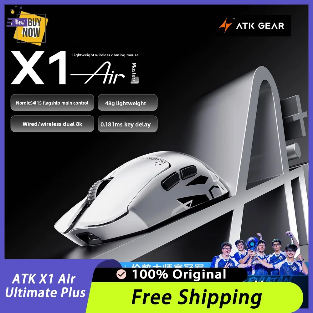 Ultimate Esports Gaming - فأرة ألعاب لاسلكية ATK BlazingSky X1