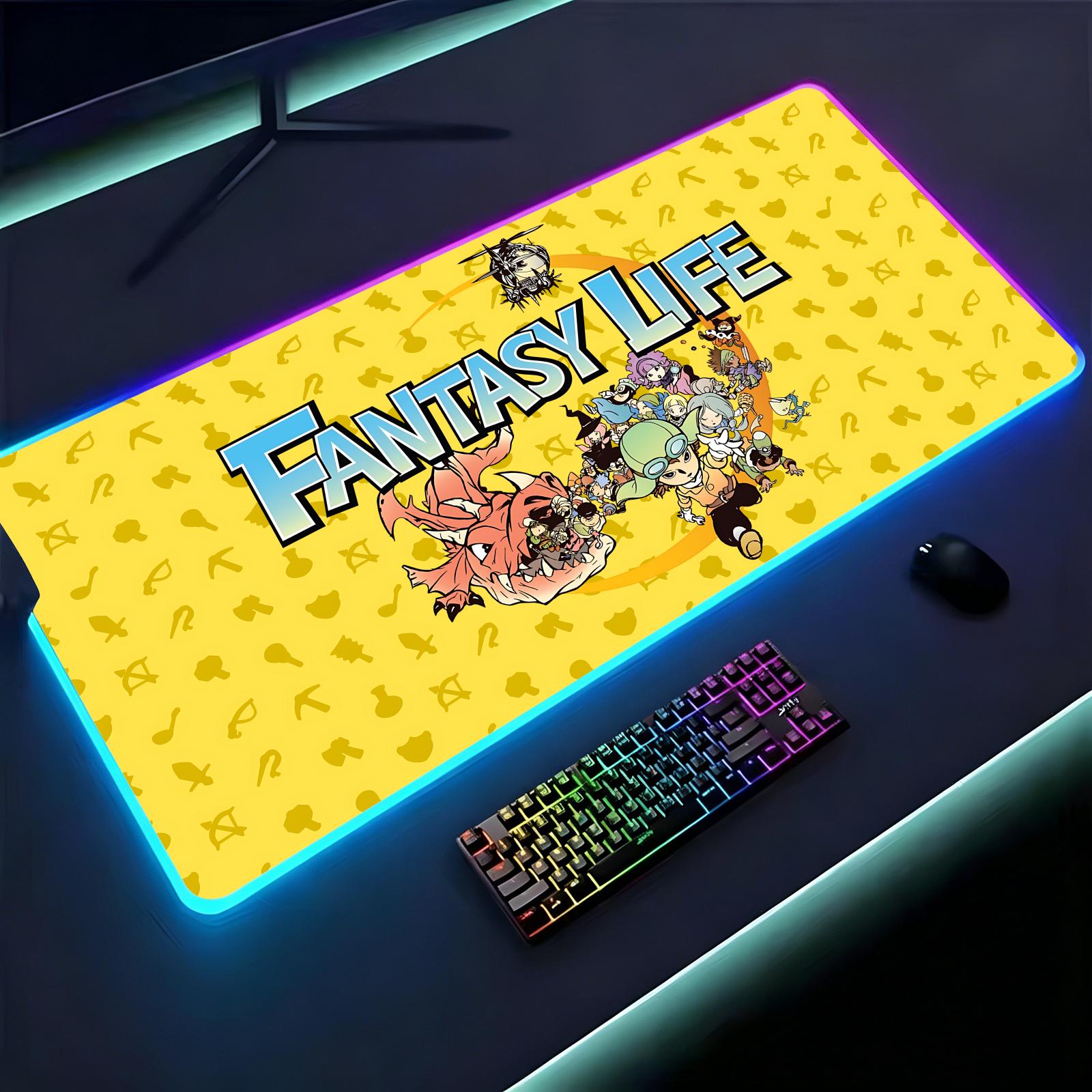 Mouse Pad Extended Rgb - لوحة ماوس كبيرة للألعاب الإلكترونية مع