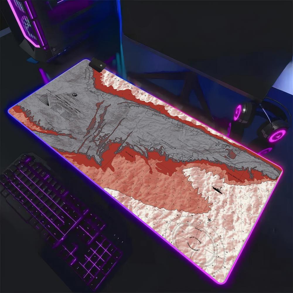 لوحة ماوس Jaws Movie Ocean S R - مراجعة Mouse Pad Extended Rgb وسعره
