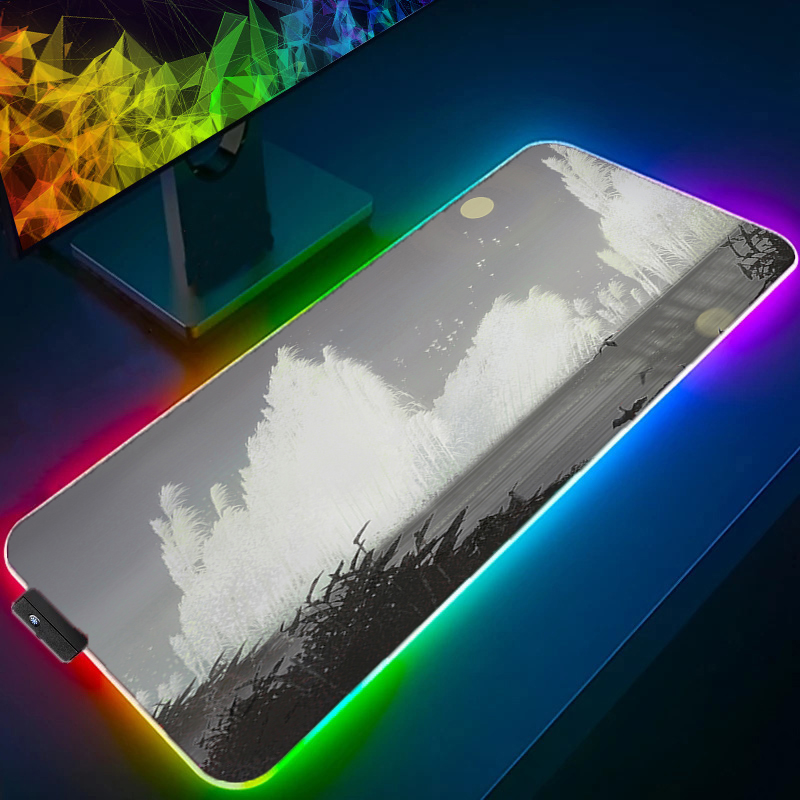 لوحة ماوس RGB LED متعددة الحجم - مراجعة Mouse Pad Extended Rgb وسعره