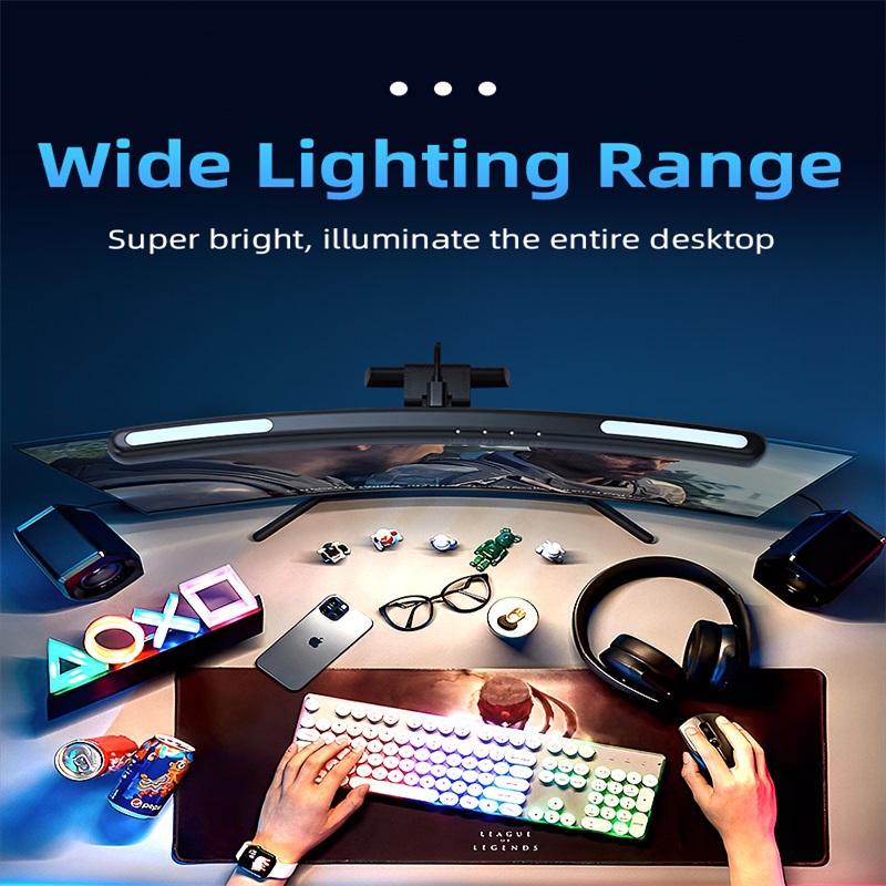 شريط إضاءة شاشة LED منحني Rgb  - مراجعة Esports Gaming Monitor وسعره