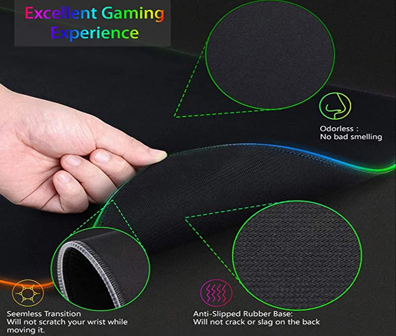 سجادة ألعاب كبيرة الحجم RGB XX - مراجعة Mouse Pad Extended Rgb وسعره