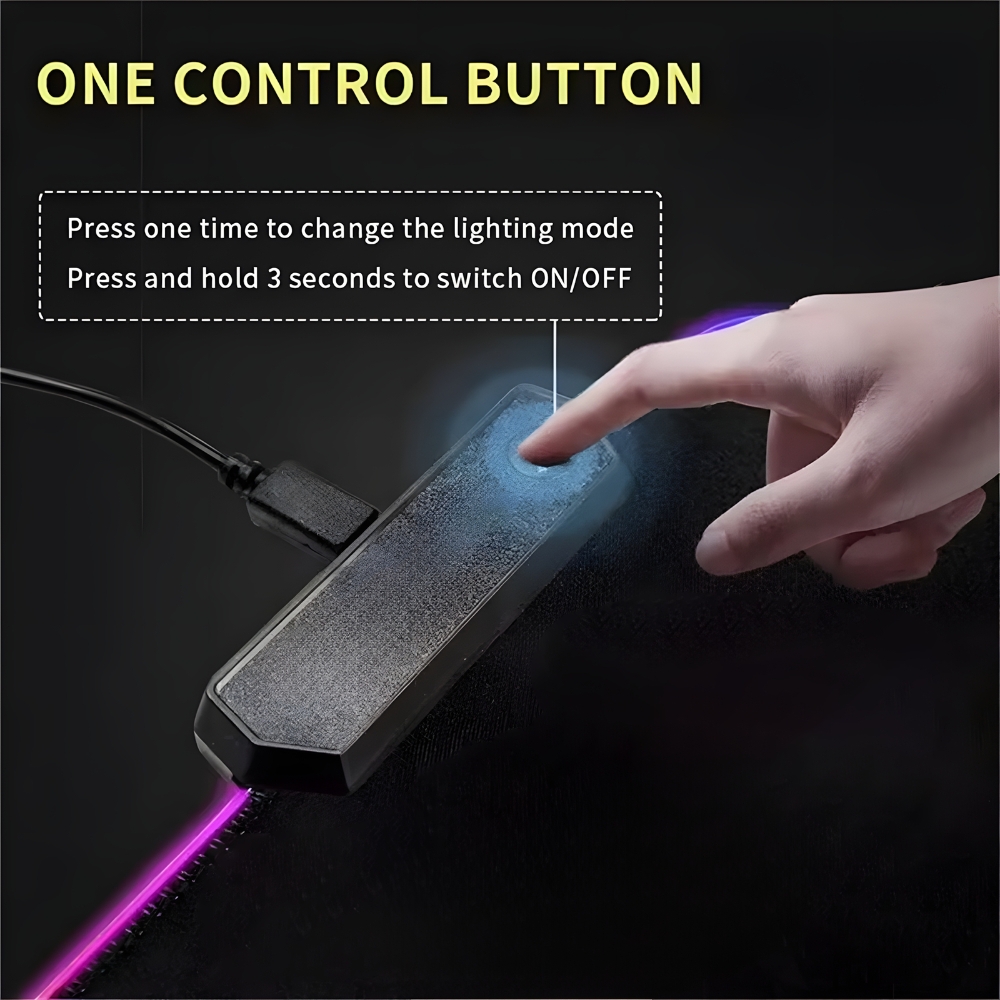 لوحة ماوس كبيرة بإضاءة خلفية R - مراجعة Mouse Pad Extended Rgb وسعره