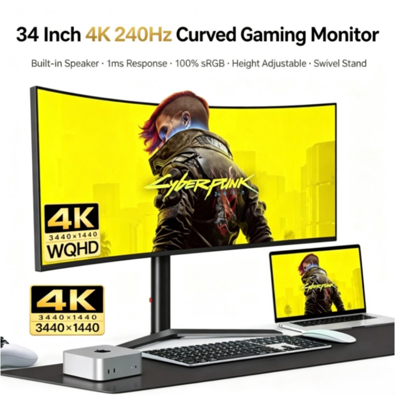 شاشة ألعاب إلكترونية منحنية مق - مراجعة Esports Gaming Monitor وسعره