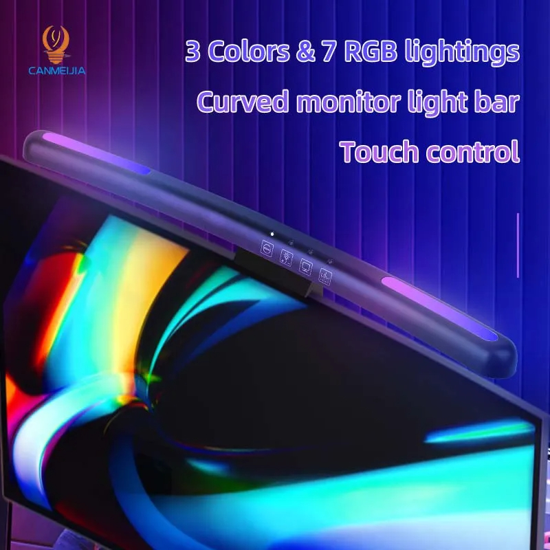 شريط ضوء LED منحني ، مصباح شاش - مراجعة Esports Gaming Monitor وسعره