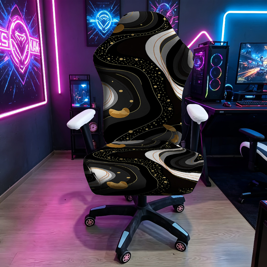 غطاء كرسي ألعاب من قماش الرخام - مراجعة Esports Gaming Chair وسعره
