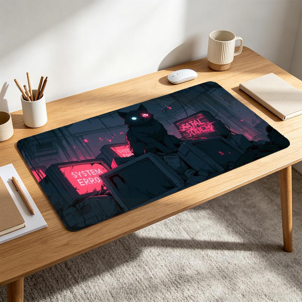 بساط فأرة ألعاب كبير بتصميم قط - مراجعة Esports Gaming Monitor وسعره